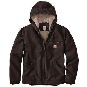 SHERPA-LINED JACKET -RELAXED FIT- WASHED DUCK - 3 WARMEST RATING - SIZE XL TALL